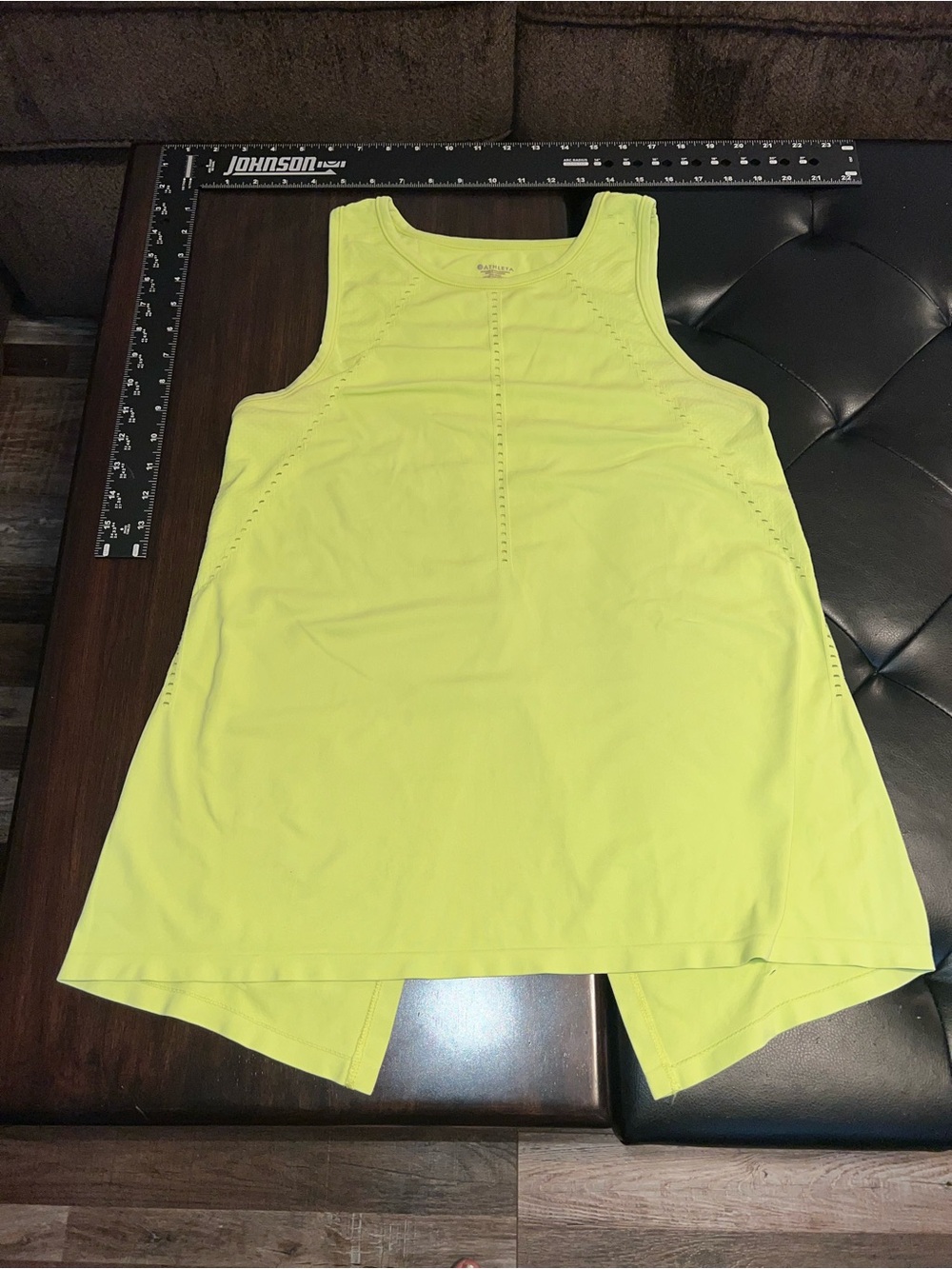 Athleta Neon Yellow Performance Tank
